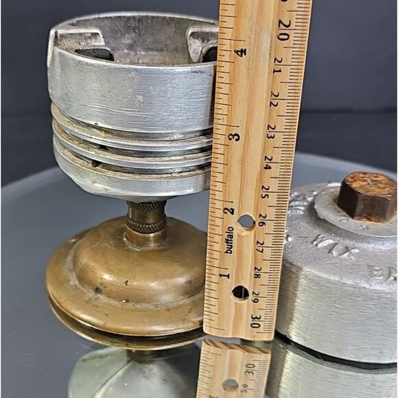 Piston Ashtray Automotive Gare Lid Rare Vintage Napa Motorcraft Fram Baldwin USA - Picture 8 of 10